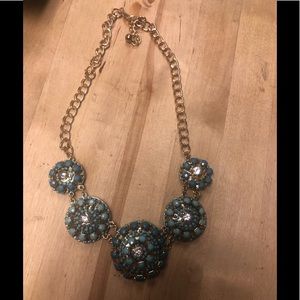 Blue Medallion Necklace